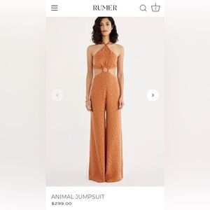 Rumer Animal Jumpsuit